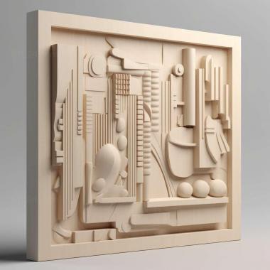 Patterns and decorations Richard Meier 2 3d model